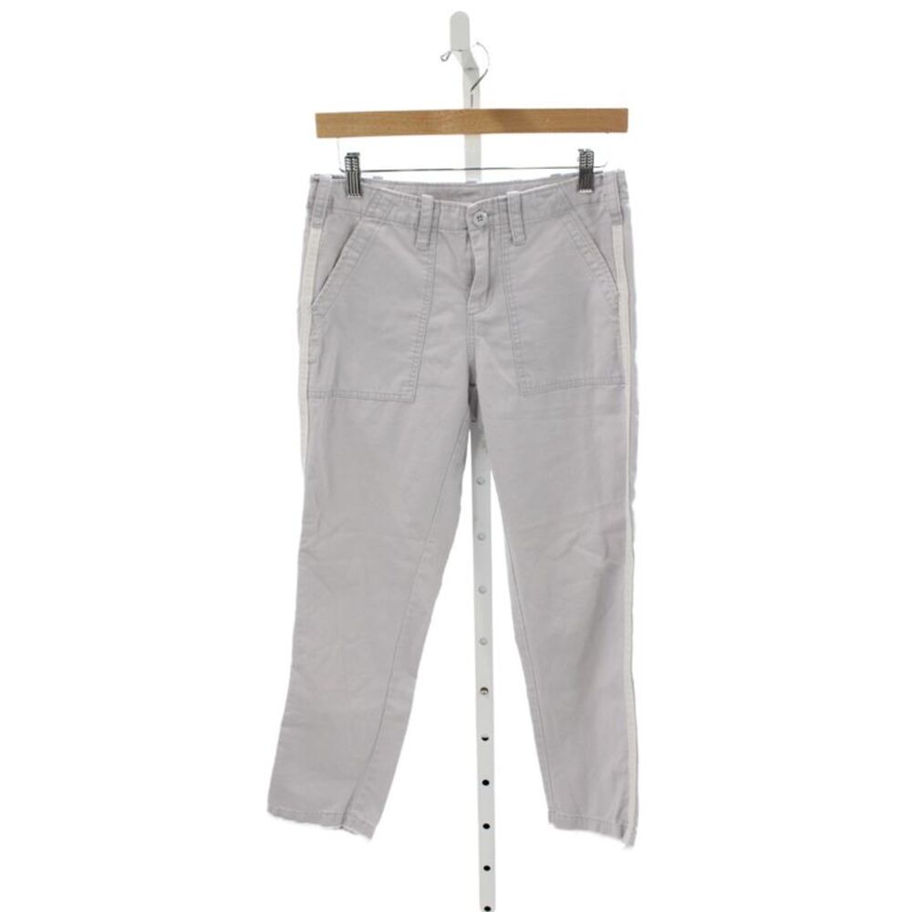 G1 All Purpose Goods Women Cropped High Rise Gray Cotton Pants Size 0